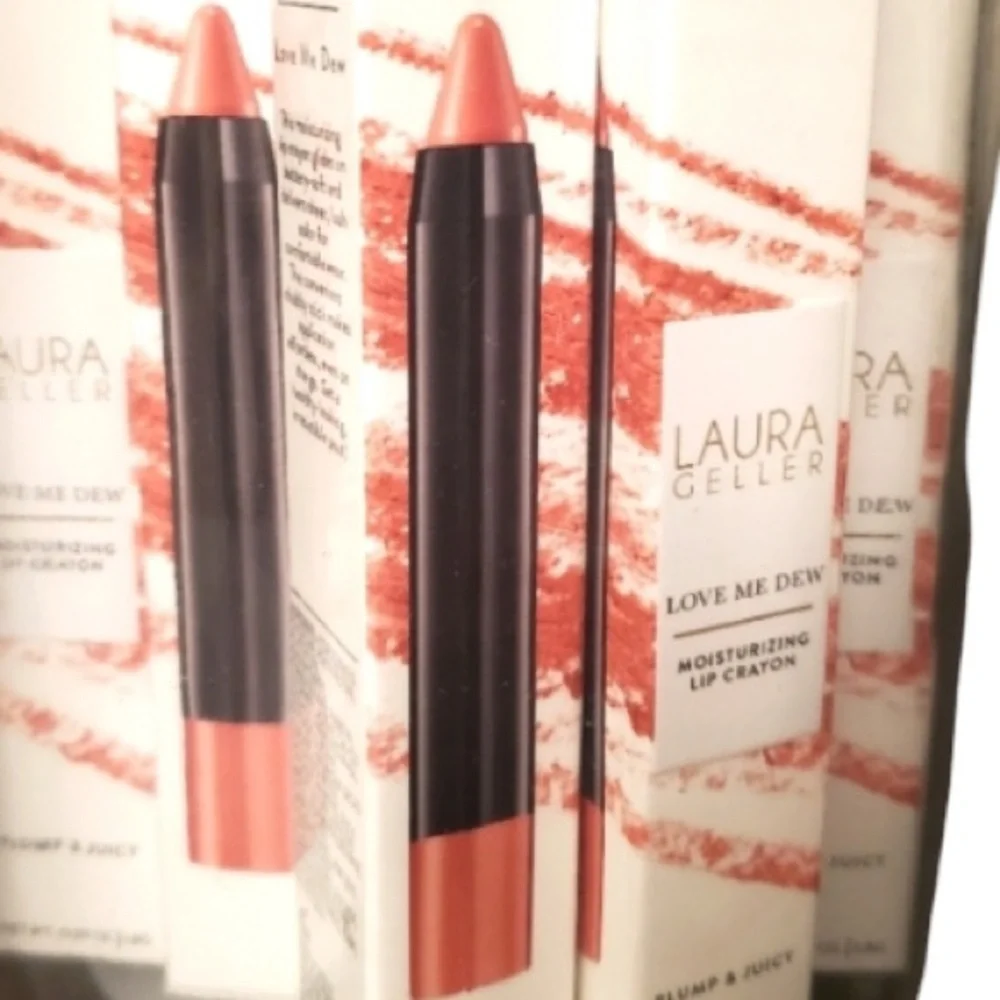 💎 Laura Geller LOVE ME DEW Moisturizing Lip Crayon Buttery Lips APRICOT DREAM